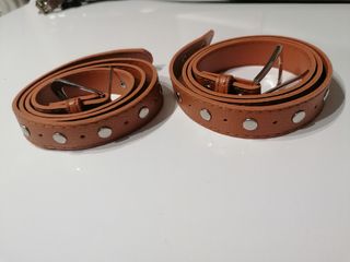 Pack 2 Cinturones marrones