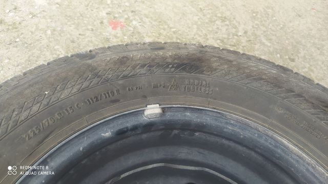 RUEDA REPUESTO FIAT DUCATO,4 ESTACIONES 225/70R/15