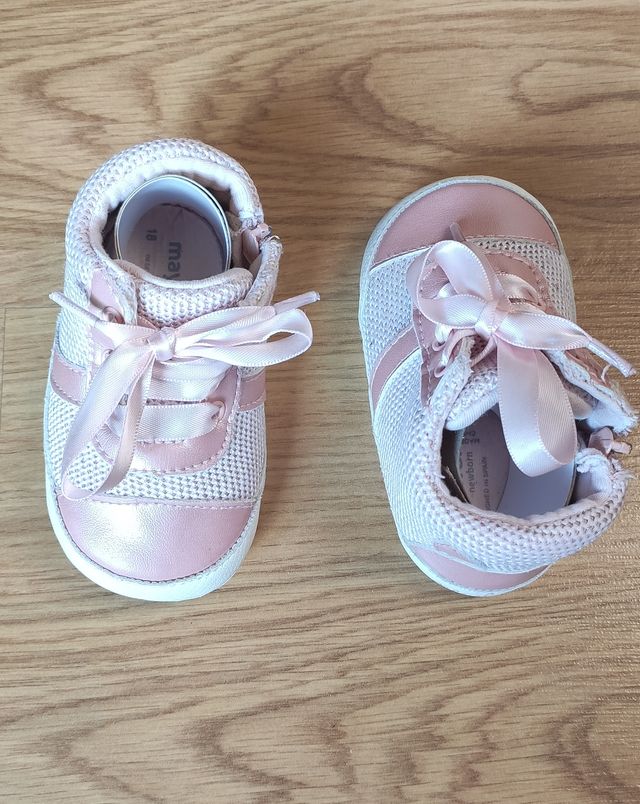 ZAPATILLAS BEBE MARCA MAYORAL NEWBORN T.18
