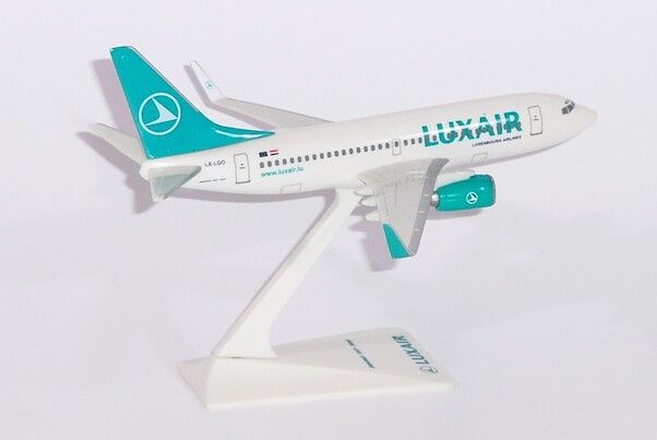 LUXAIR Boeing 737-700 Modellino 1:200 LX-LGO