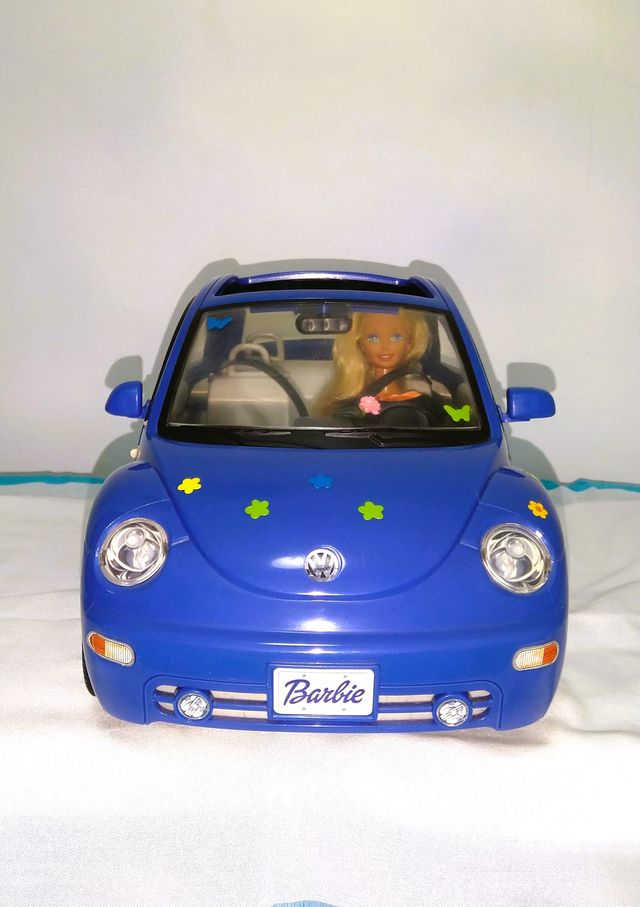 Barbie Volkswagen Beetle Blue Beetle Barbie Azul BARBIE AUTO AZUL