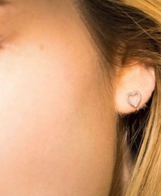 anillo y pendientes oro blanco y diamantes