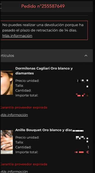 anillo y pendientes oro blanco y diamantes