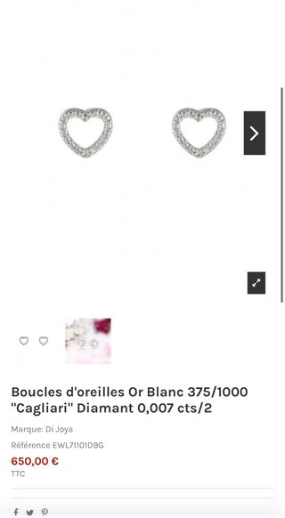 anillo y pendientes oro blanco y diamantes