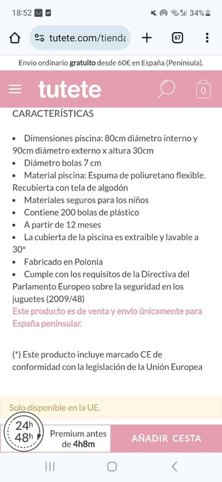 Parque de bolas marca tutete