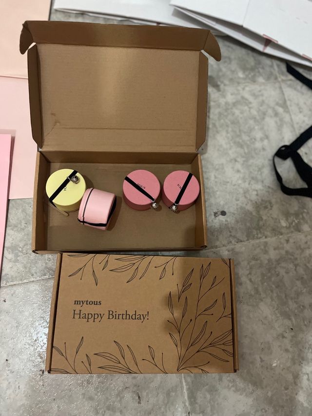 bolsas y cajas de TOUS