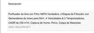 Purificador de aire