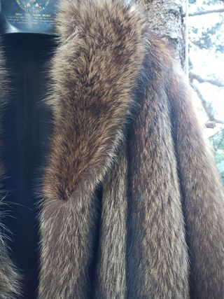 Pelliccia Marmotta Canadese come Nuova