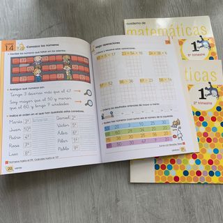 Cuadernos de matemáticas 1 primaria. Trampolin