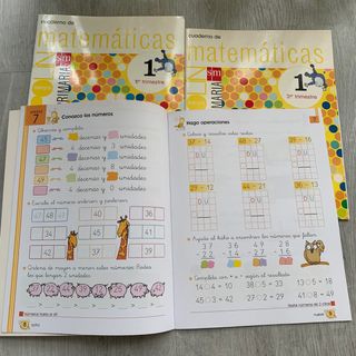 Cuadernos de matemáticas 1 primaria. Trampolin
