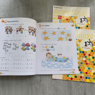 Cuadernos de matemáticas 1 primaria. Trampolin