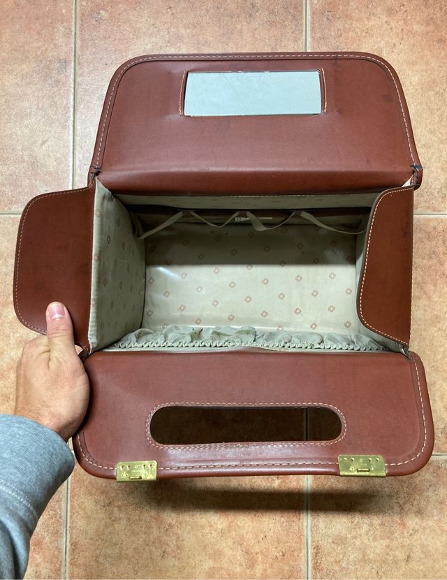 custodia da viaggio e borsa da toilette Samsonite vintage