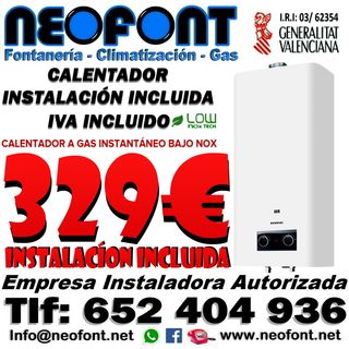 Instalador de gas autorizado