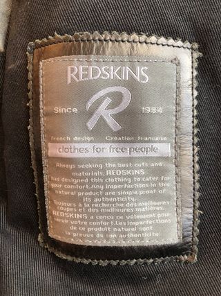 Cazadora piel Redskins