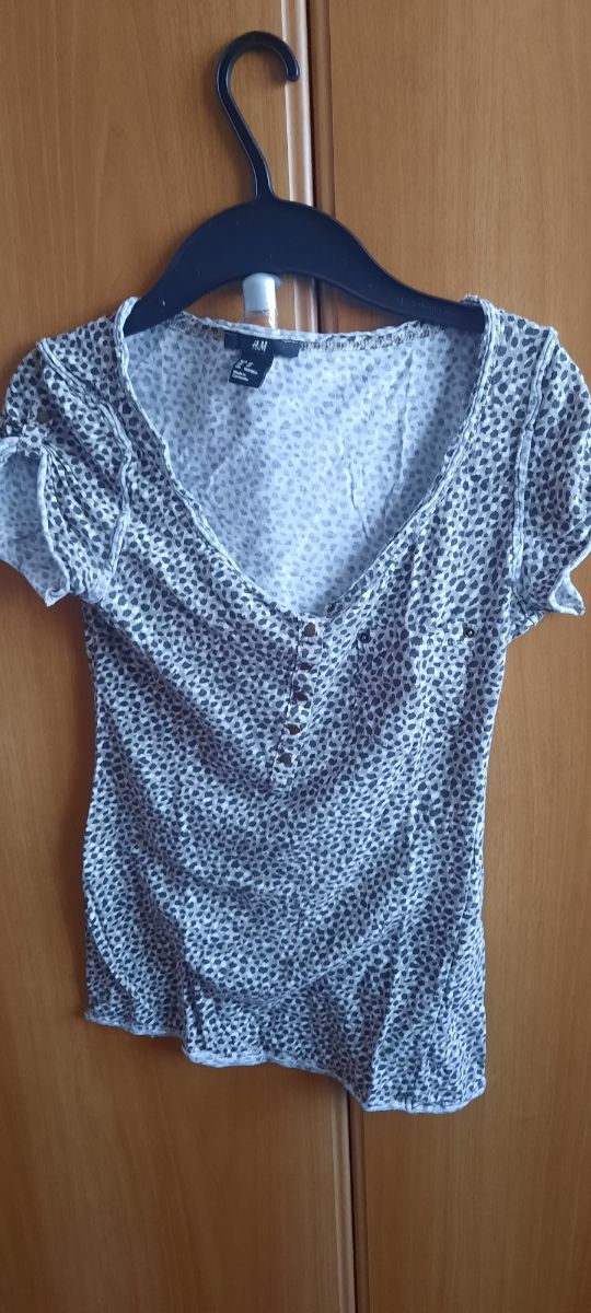 3 maglie taglia s replay, sisley,h e m