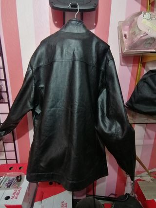 Chaqueta piel camel 