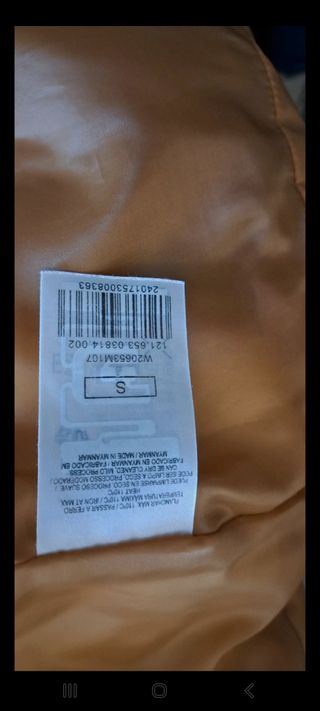 Chaqueton mostaza 