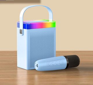 Altavoz con microfono inalambrico Karaoke portatil