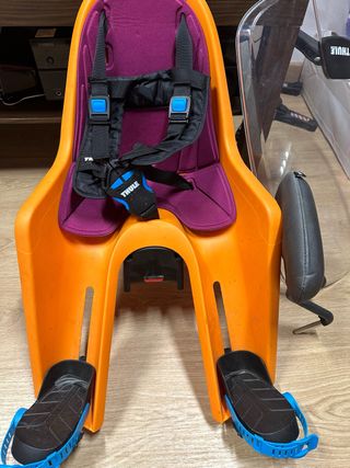 silla bici frontal Thule con parabrisas