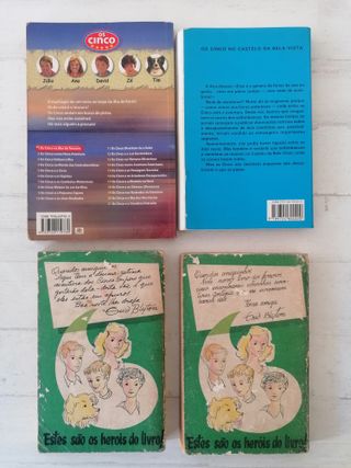 Livros Coleção Os Cinco - Enid Blyton