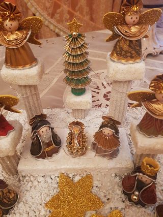 Presepe fatto a mano