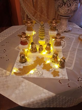 Presepe fatto a mano