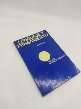 Lenguaje y pensamiento  LURIA, A.R. libro
