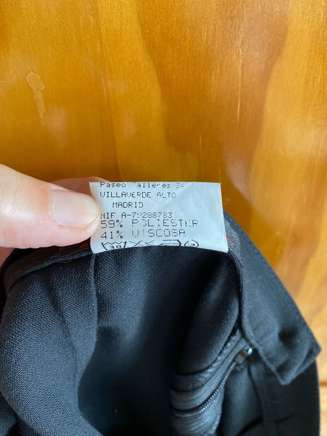 Pantalon negro vestir