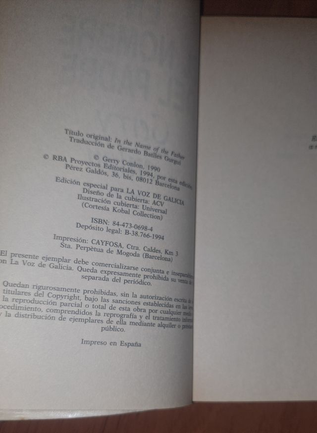 En el nombre del padre