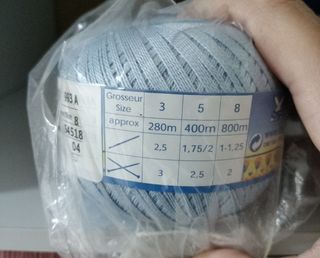 Lote Hilo petra DMC. 9 ovillos.