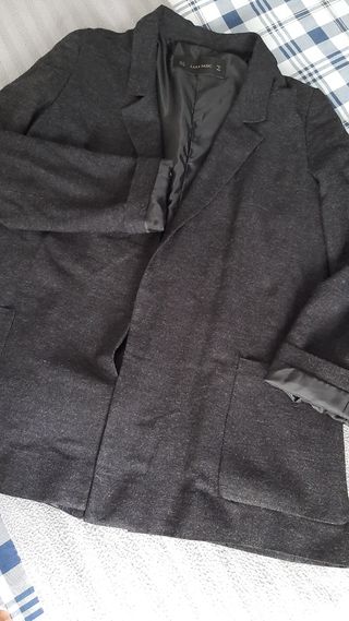 Blazer gris marengo Zara