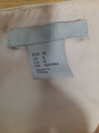 Vestido H&M talla M fiesta/formal
