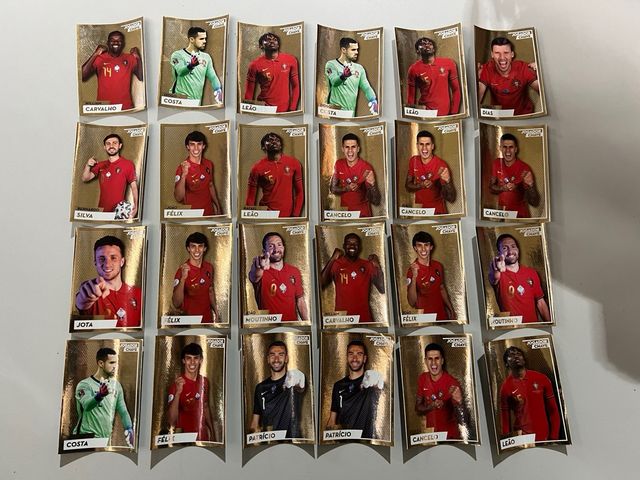 24 Cromos Gold Fome de Vencer 2022