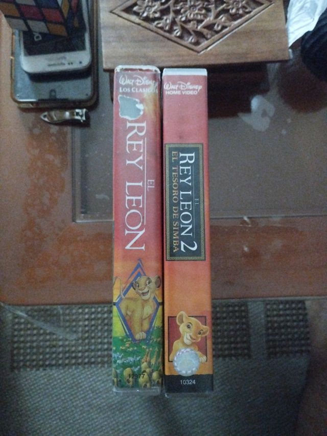 VHS EL REY LEON Y EL REY LEON 2