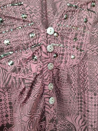 Blusón mujer con cinturón