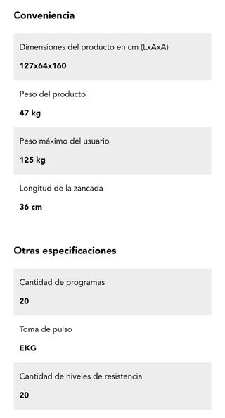 Bicicleta Elíptica ProForm 325 CSE