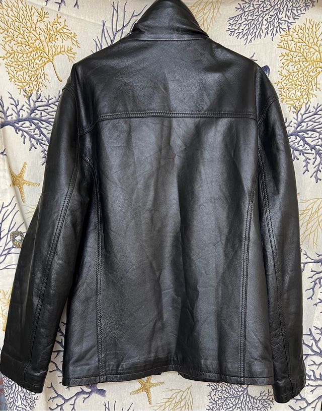 giacca vera pelle vintage uomo