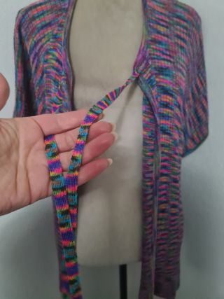 Cardigan fantasia multicolore