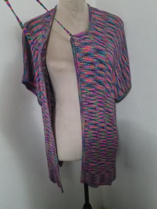Cardigan fantasia multicolore