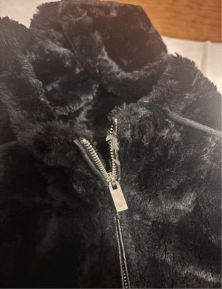 chaqueta abrigo pelo capucha
