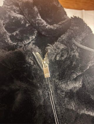 chaqueta abrigo pelo capucha