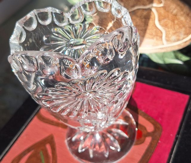 Precioso florero cristal vintage