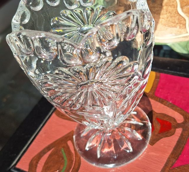 Precioso florero cristal vintage