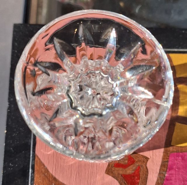 Precioso florero cristal vintage