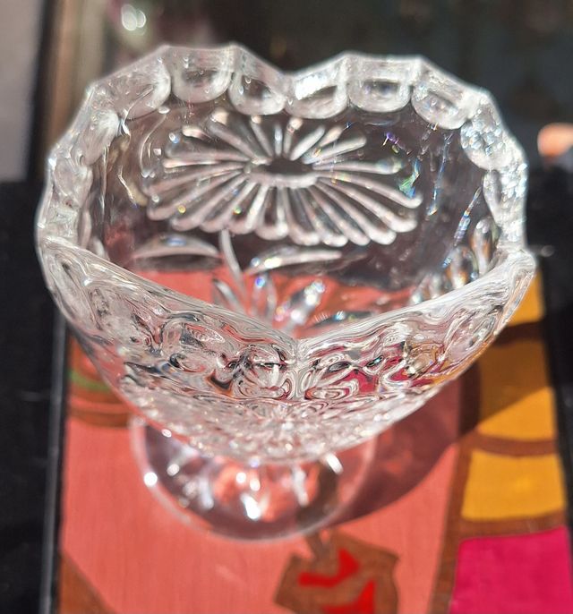 Precioso florero cristal vintage