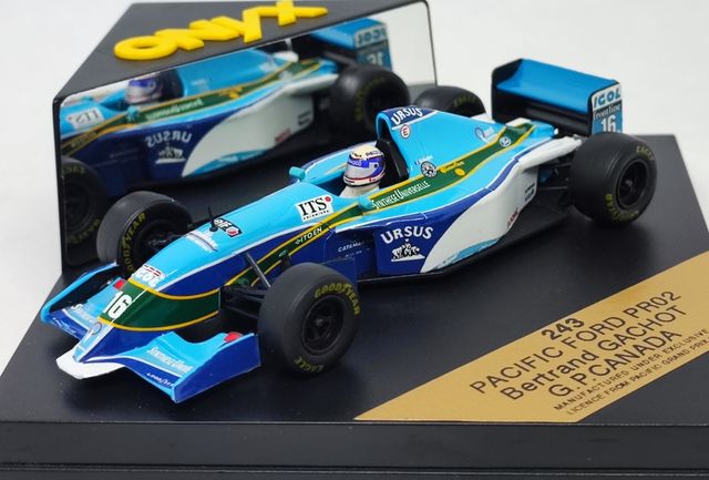 PACIFIC FORD PR02 Bertrand GACHOT 1/43 ONYX 243