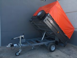 Remolque 4x4 basculante hidráulico