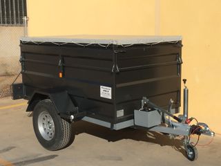 Remolque 4x4 basculante hidráulico