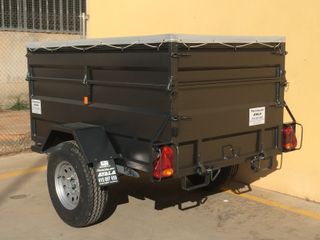 Remolque 4x4 basculante hidráulico