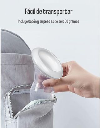 Sacaleches Manual + 2 Pezoneras de Lactancia